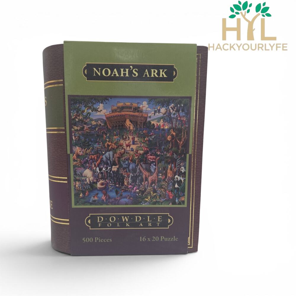 Noahs Ark Jigsaw Puzzle Eric Dowdle Storybook 500 Pieces New In Book Box